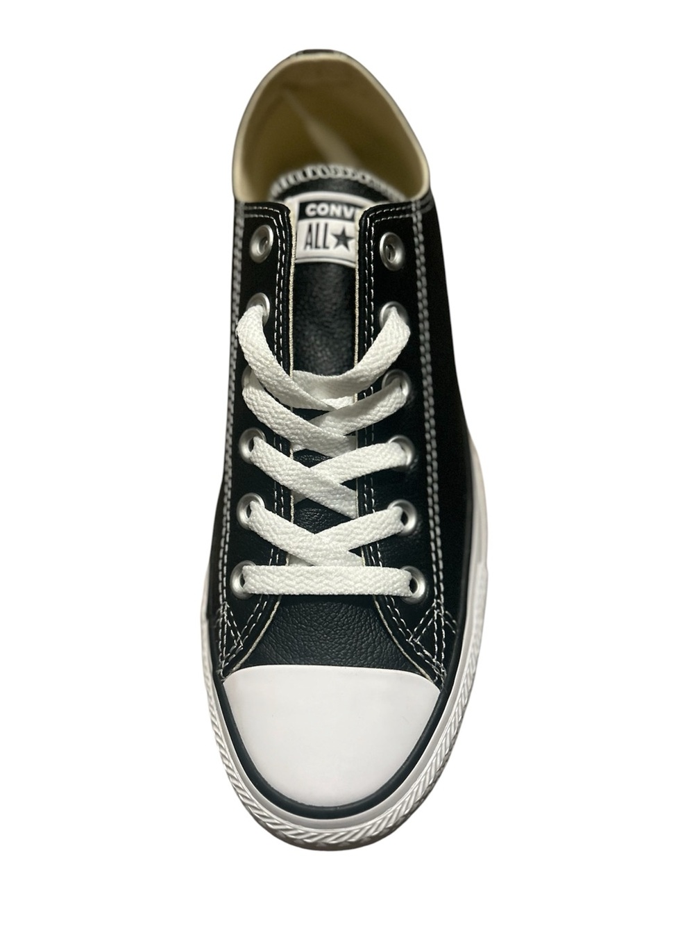 Converse Unisex Chuck Taylor All Star Leather Low Top sneakers Style 132174C - Picture 4 of 11
